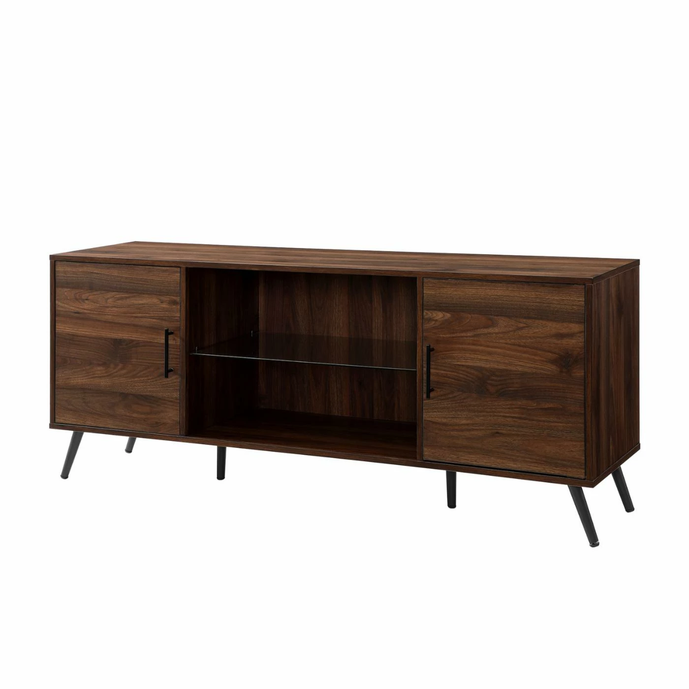 Best deal โญ TV Stands Manor Park Mid Century Modern 2 Door TV Console ๐ - Image 5